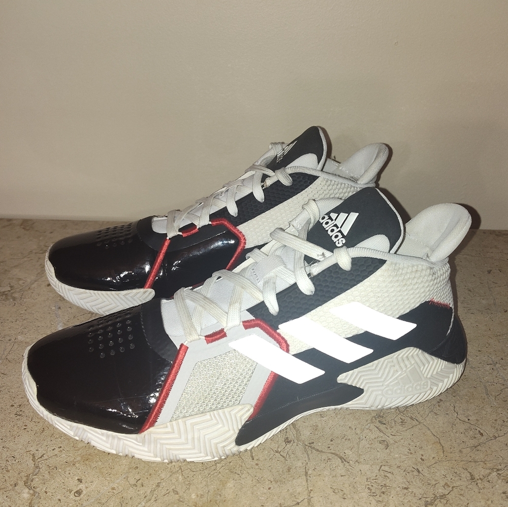 Adidas Court Vision 2 Men's Athletic Shoes - Black and White